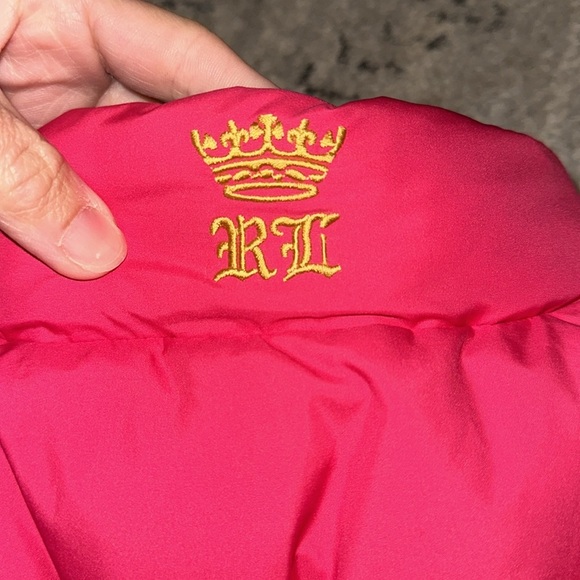 Ralph Lauren Girls Reversible Down Filled Puffer Vest size L (12/14) - Picture 6 of 7